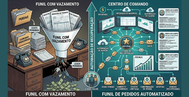 A automação de marketing para vender produtos e serviços digitais aumenta a lucratividade do empreendedor digital.